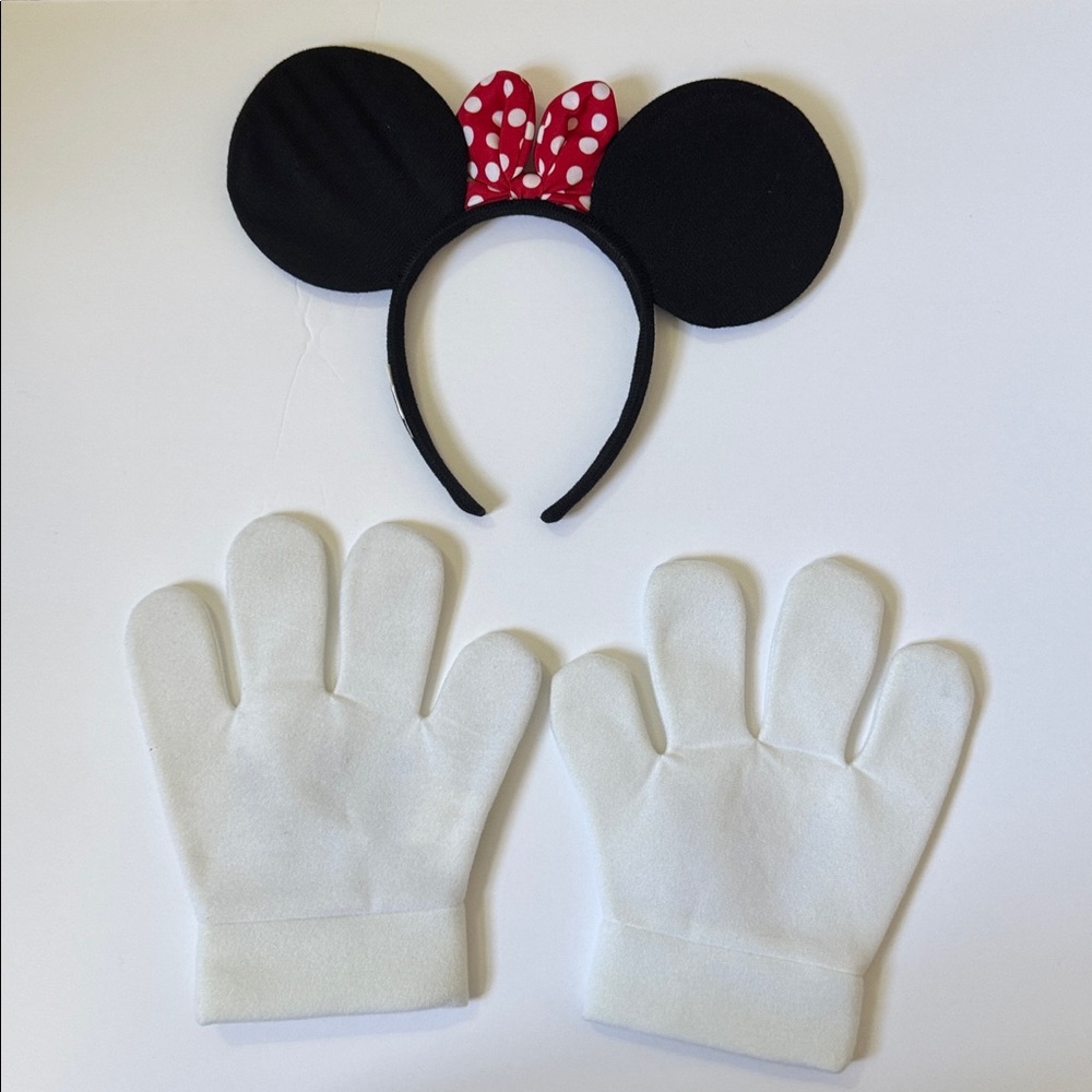 Minnie Mouse Gloves & Ear Set - Picture 4 of 4